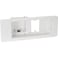 ARLINGTON INDUSTRIES TVB613 WALL PLATE PLASMA FOUR GANG RECESSED OLD OR NEW WORK