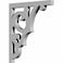Ekena Millwork BKT11X11X00SW 78Inch W x 11Inch D x 12Inch H Swansea Bracket