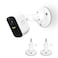 VOMENC Adjustment Wall Mount Holder Compatible with Eufycam 2cEufycam 2Eufycam E and Other Eufycams Compatible Models14 Screw Eufycam Wall Mounts 2PACK White