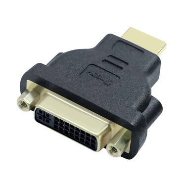 VAWcornic DTECH DVI Female to HDMI Male Adapter BiDirectional DVI 245 Port Converter