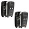 Key Fob Keyless Entry Remote Flip Shell Case  Pad fits Chevy 20102017 Equinox  20122017 SonicGMC 20102017 Terrain Set of 2