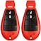 KeylessCanada 2 New Red Keyless Entry 3 Button Remote Key Fob Shell  CASE M3N5WY783X IYZC01C 56046707AE for Chrysler Town Country Dodge Challenger Charger Durango Grand Caravan Journey  Ram