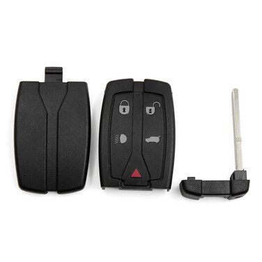 Uxcell a17111600ux0367 New 5 Buttons Uncut Insert Key Fob Remote Control Case Shell Replacement 3043ATX9 for Land Rover Freelander Discovery 2 1 Pack
