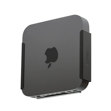 HIDEit Black MiniU Mount  US Patented Mac Mini Wall Mount VESA Mount Under Desk Mount  Made in The USA