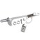 YIUIY 4150 4160 Series Throttle Body Cable Bracket Billet Aluminum Anodized Throttle Cable Bracket Adjustable Silver