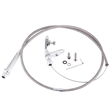 Gorgeri for kickdown cable autozone Braided Transmission Kick Down Cable Detent Kickdown Stainless Steel Transmission Detent Kickdown Trans Wiring For TH350