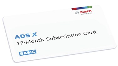 Bosch 3945SUBBAS ADS X 12 Month Software Subscription  Basic Plan  For Use With ADS 525X and 625X Diagnostic Scan Tools