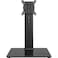 Hemudu Universal Swivel TV StandBase Table Top TV Stand for 13 to 32 inch TVs with 100 Degree Swivel 4 Level Height Adjustable Heavy Duty Tempered Glass Base Holds up to 35kg HT07B001P