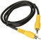C2G Legrand RCA to RCA Video Cable Black RCA Video Cable Composite Cable 3ft Male to Male Composite Video Cable 1 Count C2G 40452