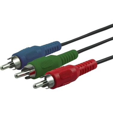 GE Component Video Cable 6 Feet Red Blue Green Connectors Video Only for TV HDTV 33607