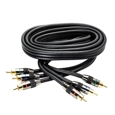 Hq Series 6ft Gold Component Video Cable Hdtv DVD Oxygen Free