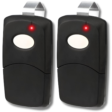 Garage Stop 2X Garage Door Opener Remote for Linear MultiCode 3089 308911 MCS308911 1089 3070 3060 10 dip Switch Gate Opener Remote 300MHz Garage Clicker Replacement Black