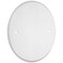 TayMac LPB3325 Flat Blank 5Inch Round Standard Metallic Wallplate 325 in Box Mount White Textured
