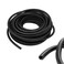 HSWCTERMINAL 12 Inch Wire Loom Split Tubing  165 ft Cord Protector Electric Wires Covers Automotive Wire Flexible Conduit Plastic Wire Cover 12 165ft Black