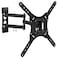 MountIt Full Motion TV Wall Mount Monitor Wall Bracket with Swivel  Articulating Tilt Arm Fits up to 55 Inch Lcd Led Oled Flat Screens up to 66 lbsVesa 400x400