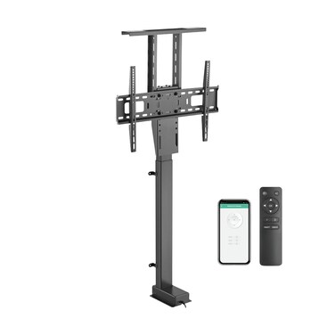 ynVISIONDESIGN TV Lift Mount for 3780 TVs  Vertical Lift TV Stand with RF Remote and Smart Phone Control via WiFi