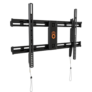 ECHOGEAR Wall Mount for TVs Up to 85  Low Profile Design Holds Your TV Only 225 from The Wall  Fast Install with Template  You Can Level After Mounting  Pull Strings for Easy Cable Access