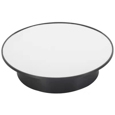 Motorized Rotating Display Stand 8 inLoad 66 lbs Electric Turntable 360 Degree Adjustable speed Revolving Base for Photography Jewelry 3D Models BatteryUSB Power Supply BlackMirror Cover