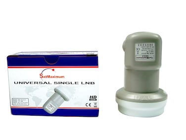 Cables Direct Online FTA Universal Ku Band LNB Single 01dB Satellite Dish LNBF Linear Polarized 01 dB Single