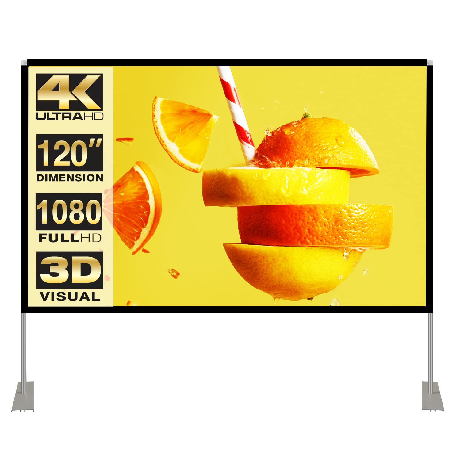 هوين Hoin Projector Screen With Stand 120 inch