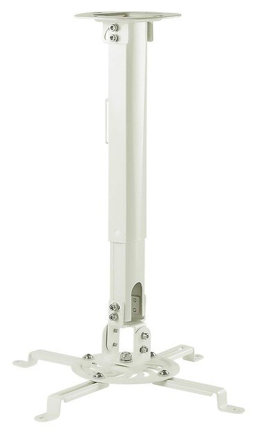 MountIt Ceiling Projector Mount Height Adjustable Universal Stand Fits Epson Optoma Benq Viewsonic Projectors 30 Lbs Capacity Medium
