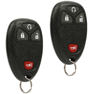 Car Key Fob Keyless Entry Remote fits Chevy Silverado Traverse Equinox AvalancheGMC SierraPontiac TorrentSaturn Outlook Vue OUC60270 OUC60221 Set of 2