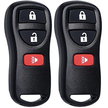 Keyless Entry Remote Control Key Fob Replacement Fits for Nissan Xterra Titan Armada Frontier 20022019 Quest Sentra Murano Pathfinder Versa Infiniti FX35 FX45 QX4 3 Buttons KBRASTU15 CWTWB1U733