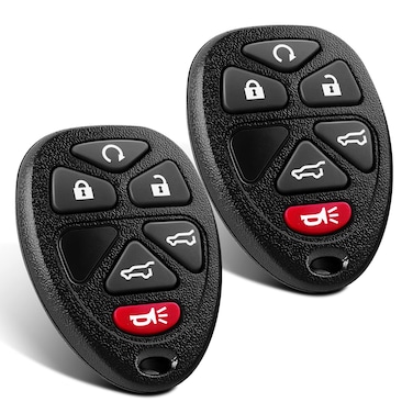 SelfProgramming Replacement Keyless Entry Fits for Chevy Tahoe Suburban GMC Yukon 1500 and 2500 Cadillac Escalade ESVEXT 2007 2008 2009 2010 2011 2012 2013 2014 Remote Fob PN15913427Pack of 2