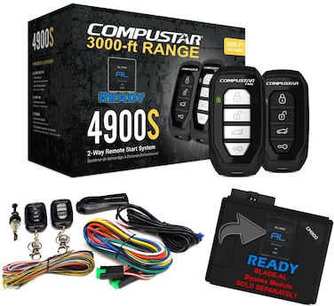 Compustar CS4900S 4900S 2way Remote Start and Keyless Entry System with 3000ft Range