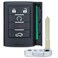 Keyecu Replacement Smart Remote Key Fob 5 Button for Cadillac STS CTS 20082013