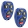 Key Fob Keyless Entry Remote fits 20072014 Chevy Tahoe Suburban  20072014 Cadillac Escalade  20072014 GMC Yukon Blue Set of 2