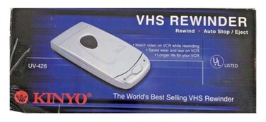 Kinyo Kinyo UV428 VHS Video Cassette Tape Rewinder VCR Auto Stop Soft Eject
