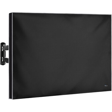 Garnetics Garnetics Outdoor TV Cover 7075 inch  Universal Weatherproof Protector for Flat Screen TVs  Fits Most TV Mounts and Stands  Black