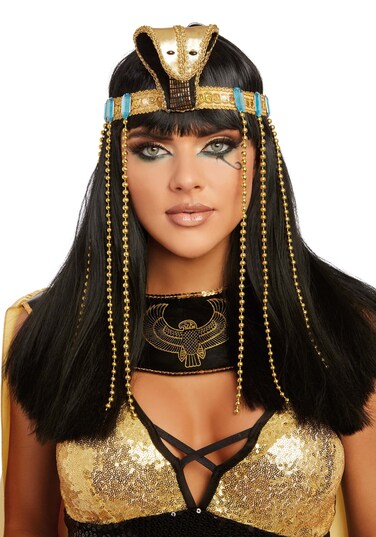 Dreamgirl Womens Cleopatra Headpiece Gold One Size