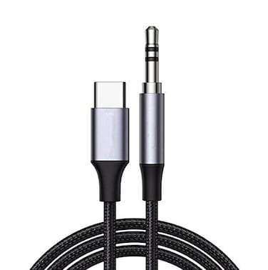 Accessonico USBC to Audio Adapter Replacement for Samsung Galaxy A34 A04e S23 Ultra Car Speaker Auto Type C Male to 35mm AUX Male Cable 35 mm Converter
