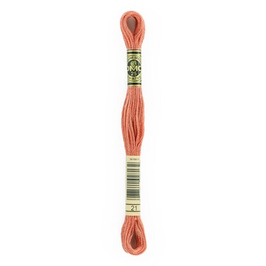 DMC Six Strand Embr Floss Lt Alizarin