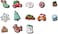 Crocs Jibbitz 13Pack Holiday Shoe Charms  Jibbitz for Crocs One Size