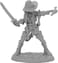 REAPER Miniatures Damaris Duskwarden 44054 Bones Black Unpainted Plastic Figure