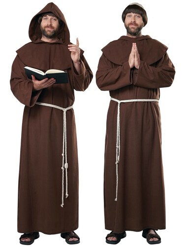 California Costumes Renaissance Friar Adult Costume