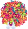 Hlonon 600 Pack Water Balloons Refill Kits EcoFriendly Latex Water Bomb Balloons for Summer Splash Fun Fight Games with 2 Hose Nozzles Refill Kits