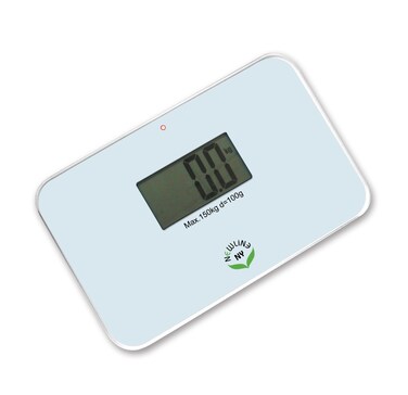NEWLINE NY Smallest Step On Super Mini Travel Bathroom Scale Sbb0638Sm Wh Off White XSmall White OffWhite