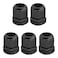 Fielect 5Pcs Waterproof Plastic PG21 Cable Glands Joints Adjustable Connector Black for 1621mm Dia Cable
