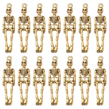 Skeleton Body Skull Charms