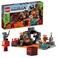 LEGO Minecraft The Nether Bastion 21185 Building Toy Set for Kids Boys and Girls Ages 8 Includes 2 Zombies and a Zombie Hunter Fun Gaming Gift 300 Pieces