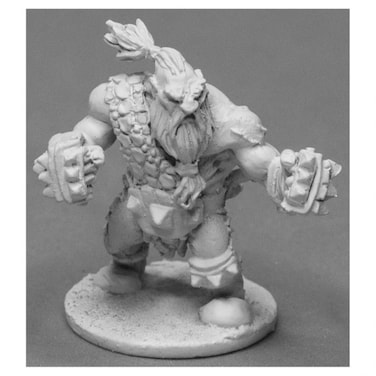 Reaper Miniatures Hanrik Dwarf Pugilist 03948 Dark Heaven Unpainted Metal Mini