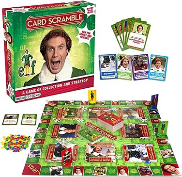 Toynk NMR Distribution Elf Card Scramble Board Game