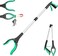 rewkcy 32 Foldable Grabber Reacher Tool Reacher Grabber Pickup Tool with 360 Rotating Jaw  Magnet Lightweight Grabber Tool Grabbers for Seniors Trash Picker Upper Grabber