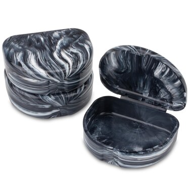 Practicon Marble Retainer Cases 3 Pack Black