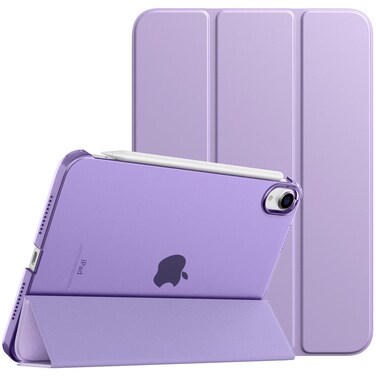 TiMOVO Case for New iPad Mini 6th Generation iPad Mini 6 Case83inch 2021 Support Touch ID  Apple Pencil Charging Slim Translucent Frosted Hard Back Cover with Auto WakeSleep  Taro Purple