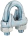 Uxcell Metal U Bolt Single Saddle Grip Clip Clamp for 135mm Dia Wire Rope
